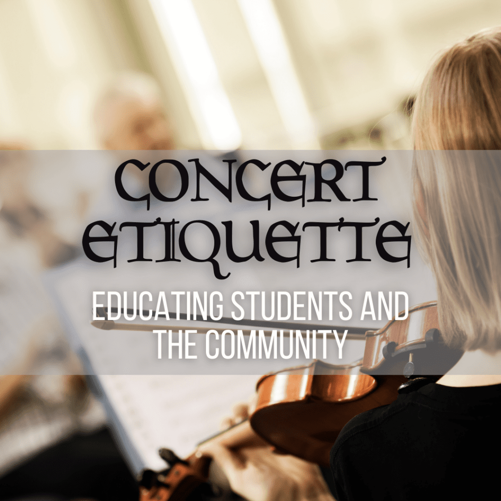 Teaching Concert Etiquette