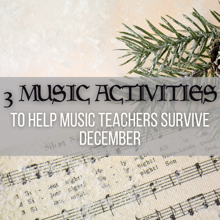 3 Music Activities To Help You Survive December