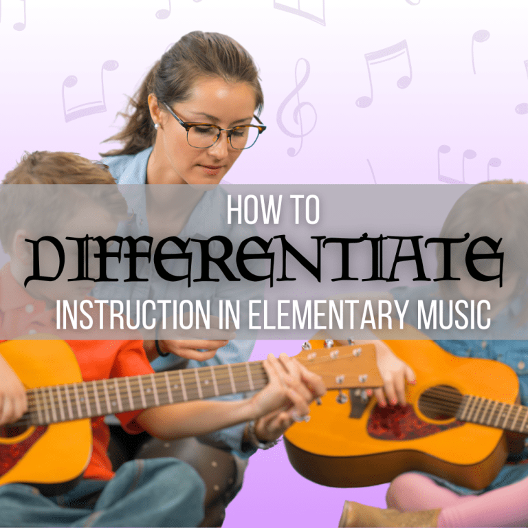 How To Differentiate Instruction in Elementary Music