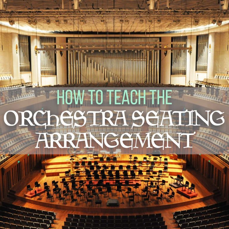 How to Teach the Orchestra Seating Arrangement